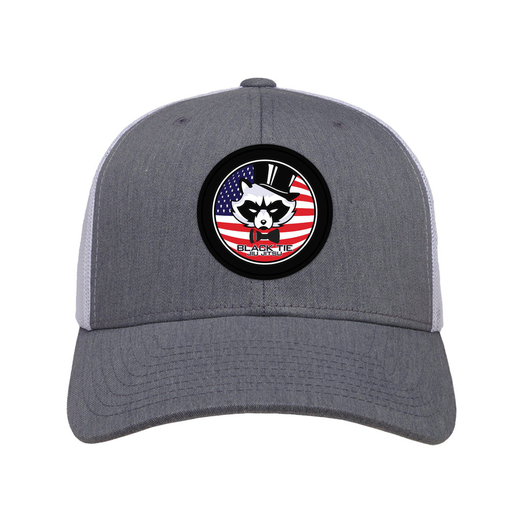 Black Tie/Trinity Jiu Jitsu Academy Trucker Hat #8234 C
