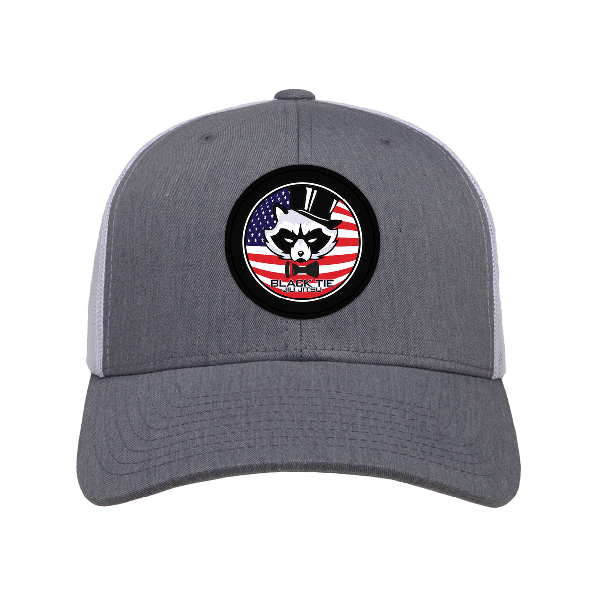 Black Tie/Trinity Jiu Jitsu Academy Trucker Hat #8234 C