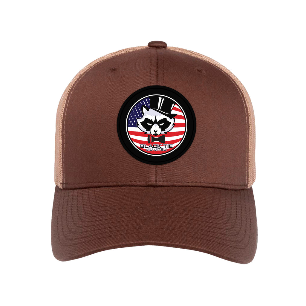Black Tie/Trinity Jiu Jitsu Academy Trucker Hat #8234 C