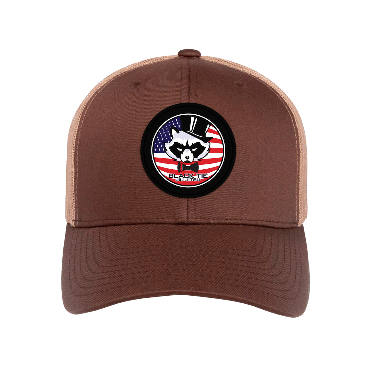 Black Tie/Trinity Jiu Jitsu Academy Trucker Hat #8234 C