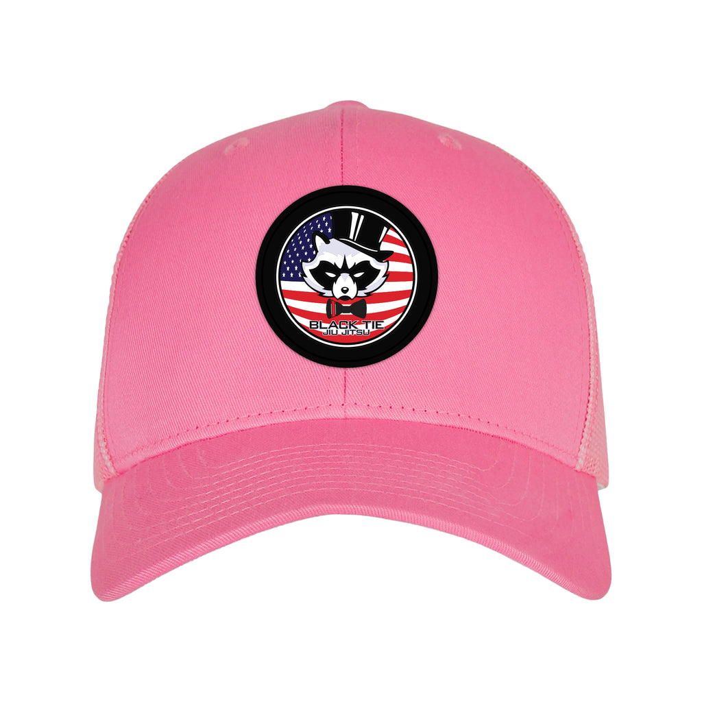 Black Tie/Trinity Jiu Jitsu Academy Trucker Hat #8234 C