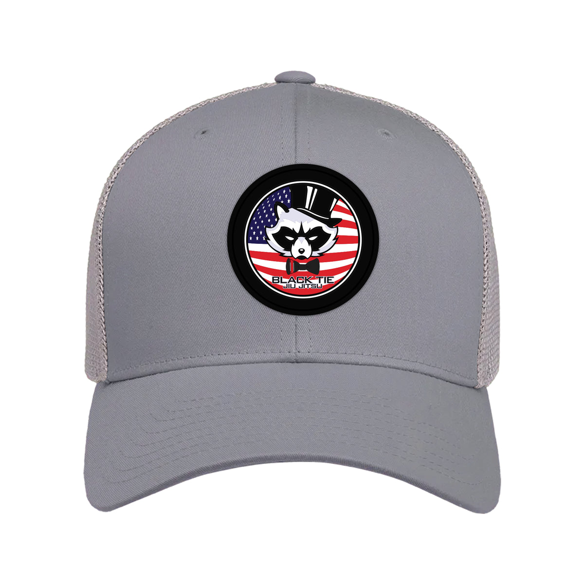 Black Tie/Trinity Jiu Jitsu Academy Trucker Hat #8234 C
