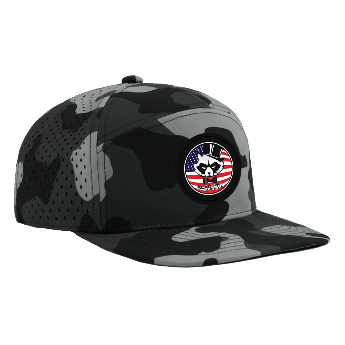 Black Tie/Trinity Jiu Jitsu Academy Perforated Hats #8234 C