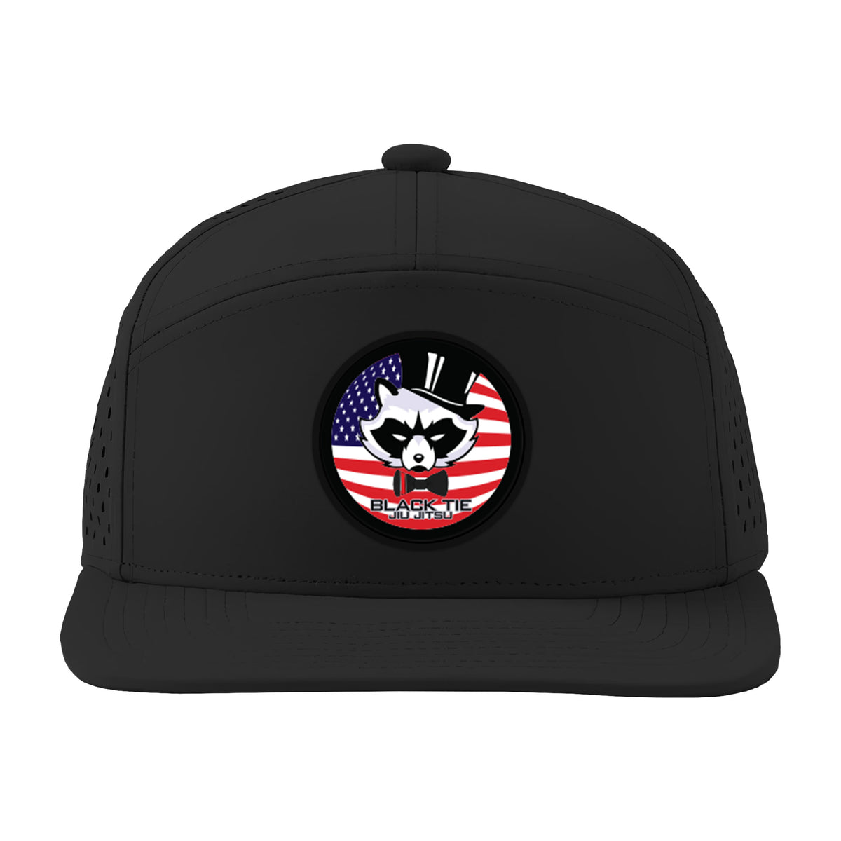 Black Tie/Trinity Jiu Jitsu Academy Perforated Hats #8234 C