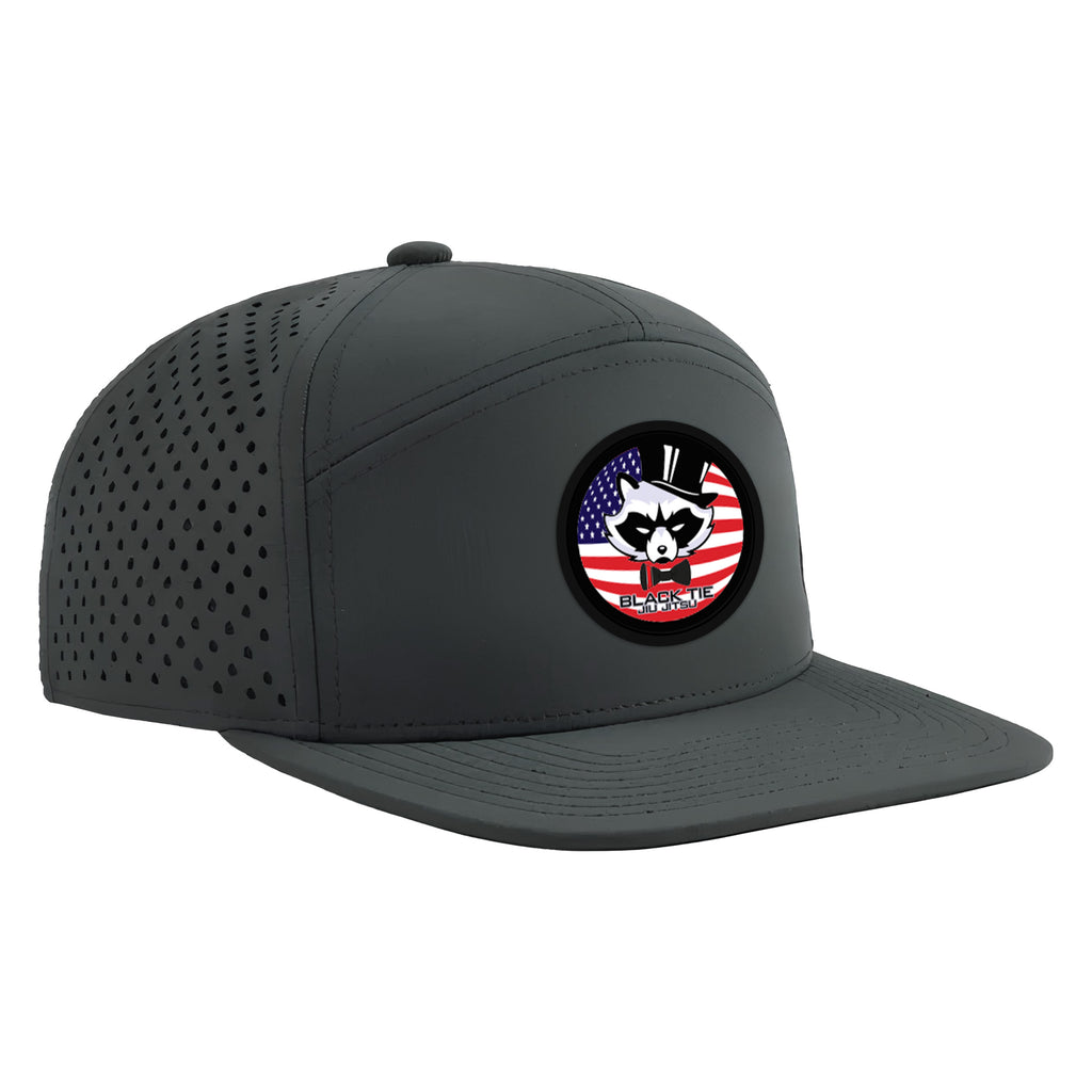 Black Tie/Trinity Jiu Jitsu Academy Perforated Hats #8234 C