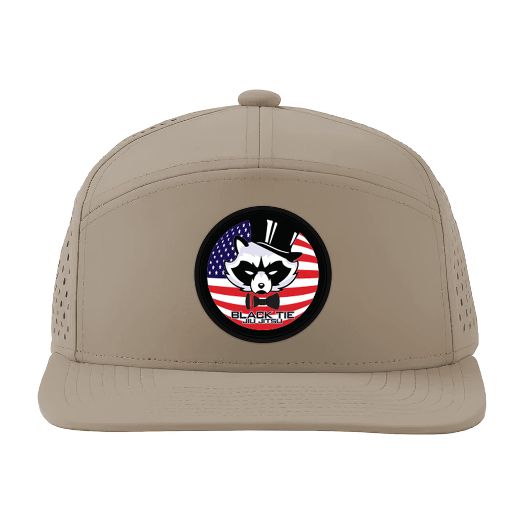 Black Tie/Trinity Jiu Jitsu Academy Perforated Hats #8234 C