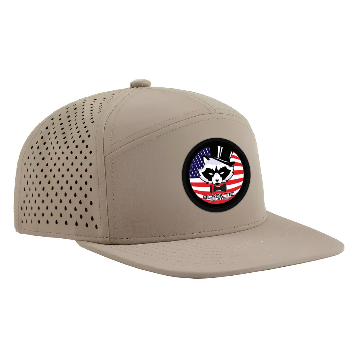 Black Tie/Trinity Jiu Jitsu Academy Perforated Hats #8234 C