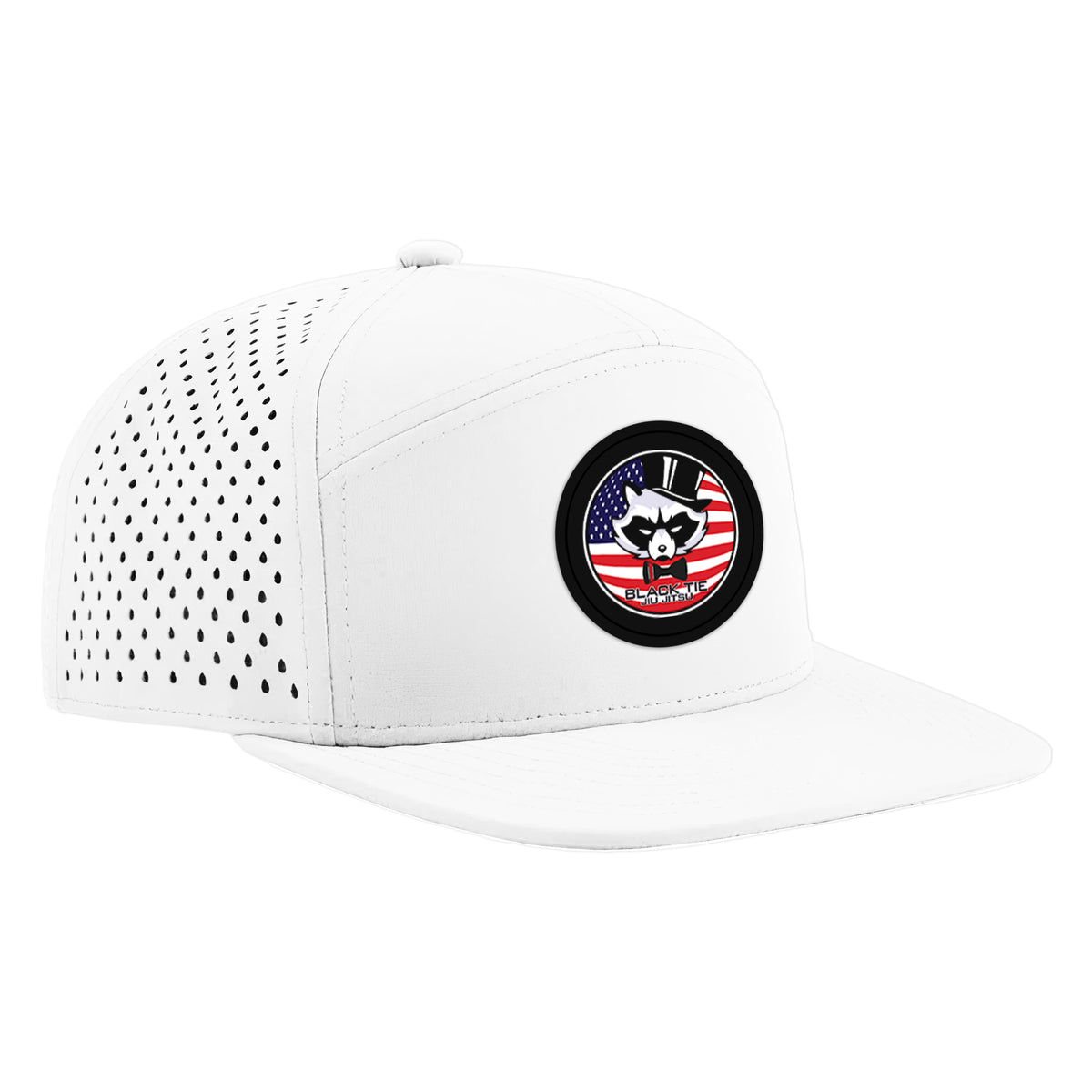 Black Tie/Trinity Jiu Jitsu Academy Perforated Hats #8234 C