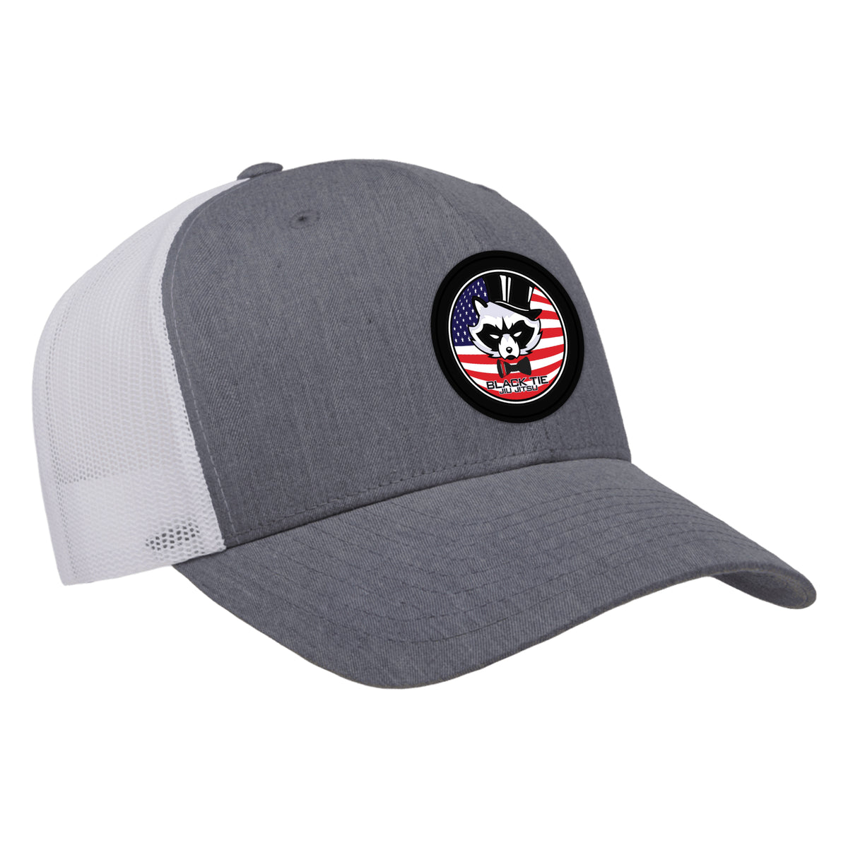 Black Tie/Trinity Jiu Jitsu Academy Trucker Hat #8234 C