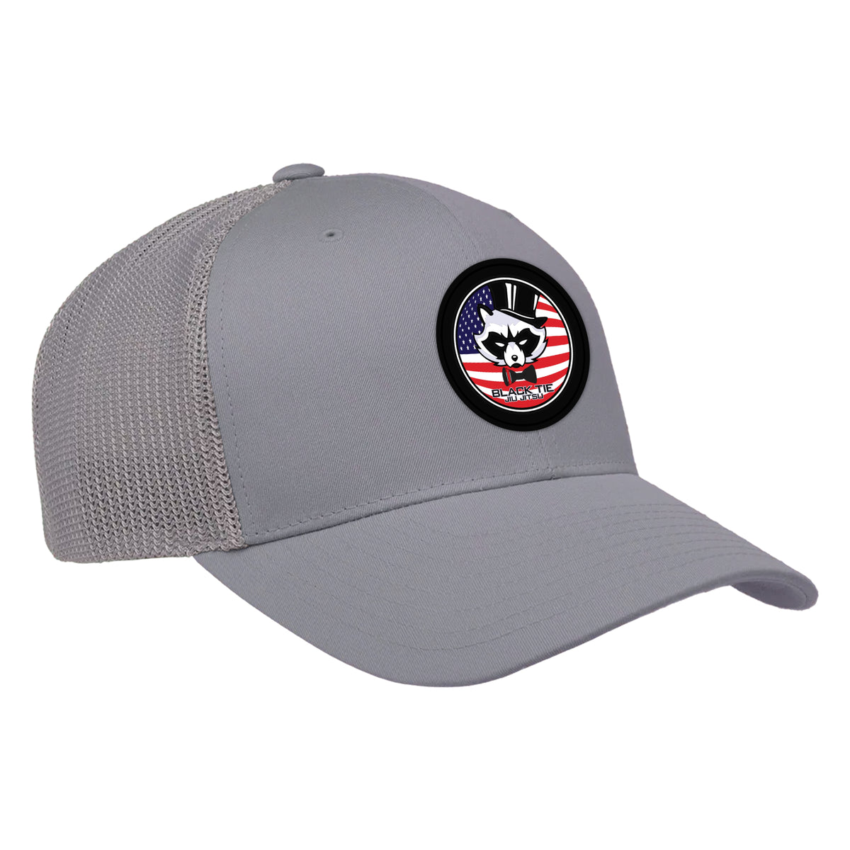 Black Tie/Trinity Jiu Jitsu Academy Trucker Hat #8234 C