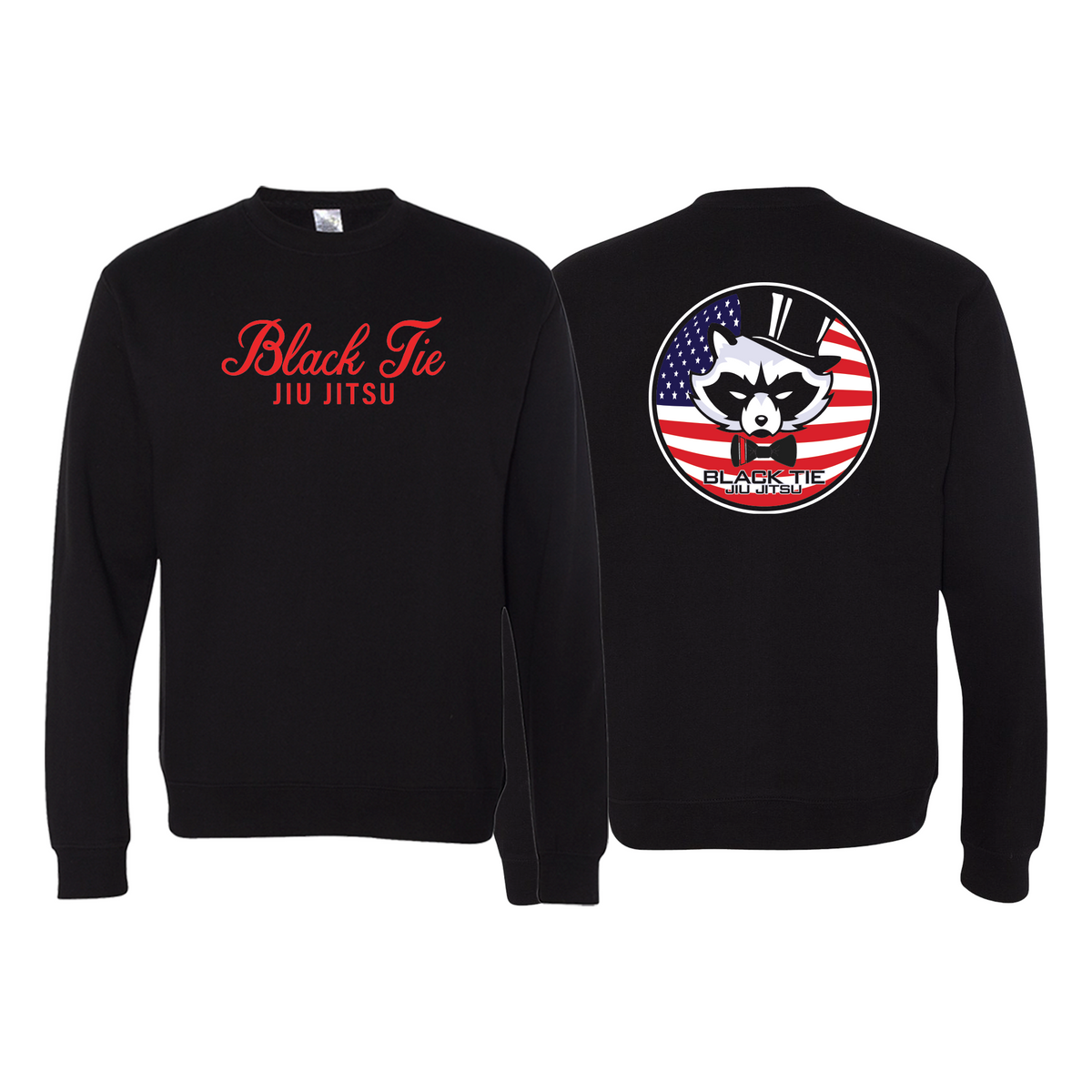 Black Tie/Trinity Jiu Jitsu Crewneck Sweatshirt #8234 D
