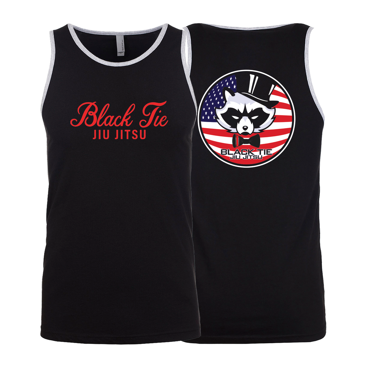 Black Tie/Trinity Jiu Jitsu Next Level Tank Tops #8234 D
