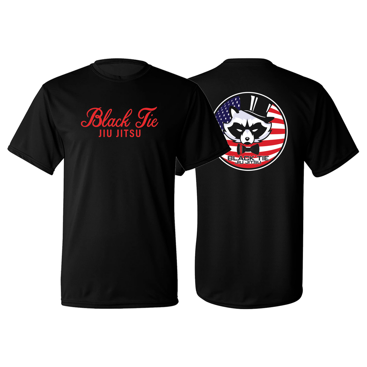 Black Tie/Trinity Jiu Jitsu Dry Fit Shirts #8234 D