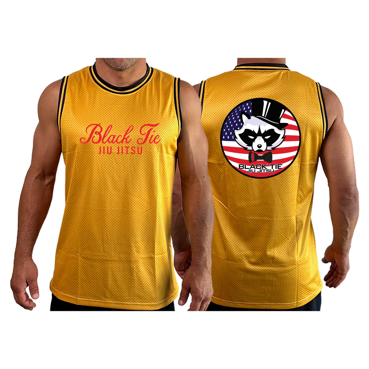 Black Tie/Trinity Jiu Jitsu Basketball Jerseys #8234 D
