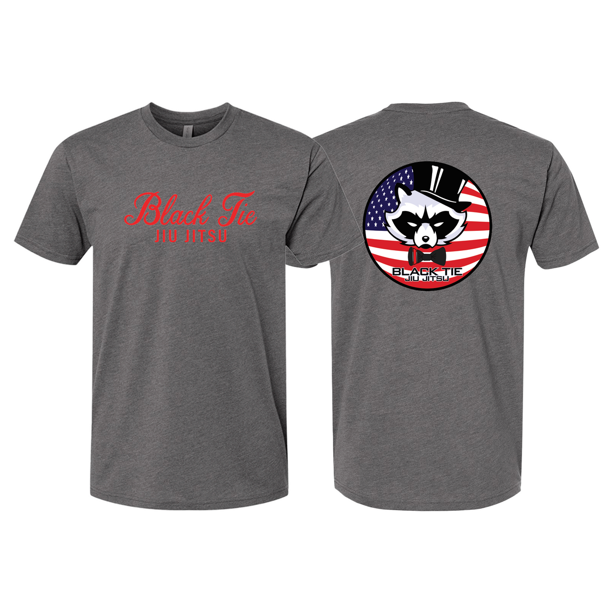 Black Tie/Trinity Jiu Jitsu Next Level CVC Shirt #8234 D