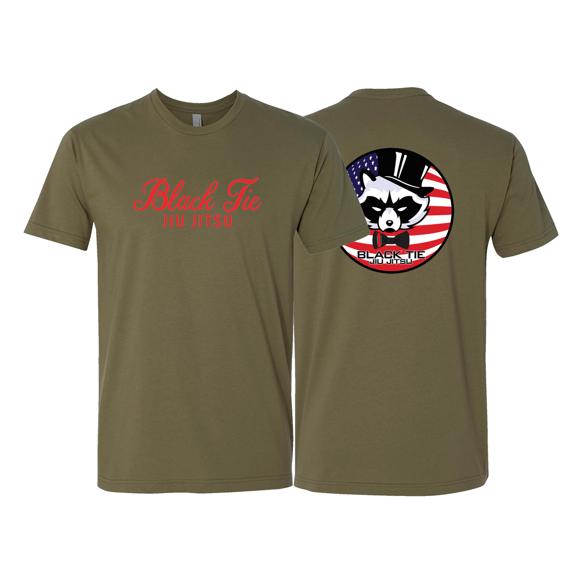 Black Tie/Trinity Jiu Jitsu Next Level Adult Shirts #8234 D