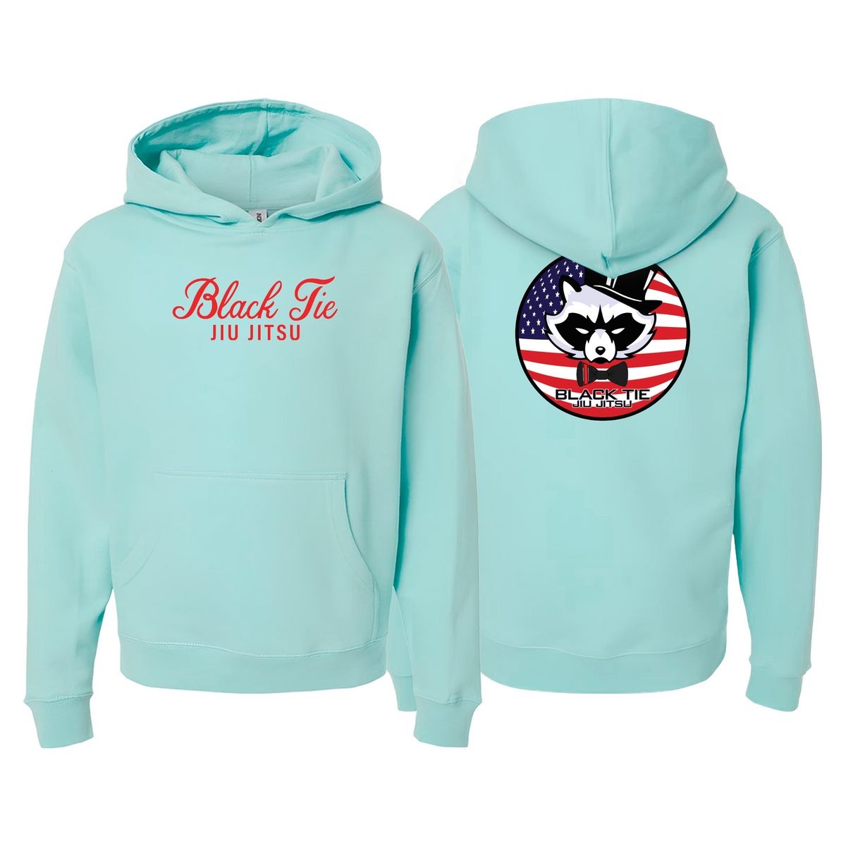 Black Tie/Trinity Jiu Jitsu Academy Sweater Kids Hoodie #8234 D