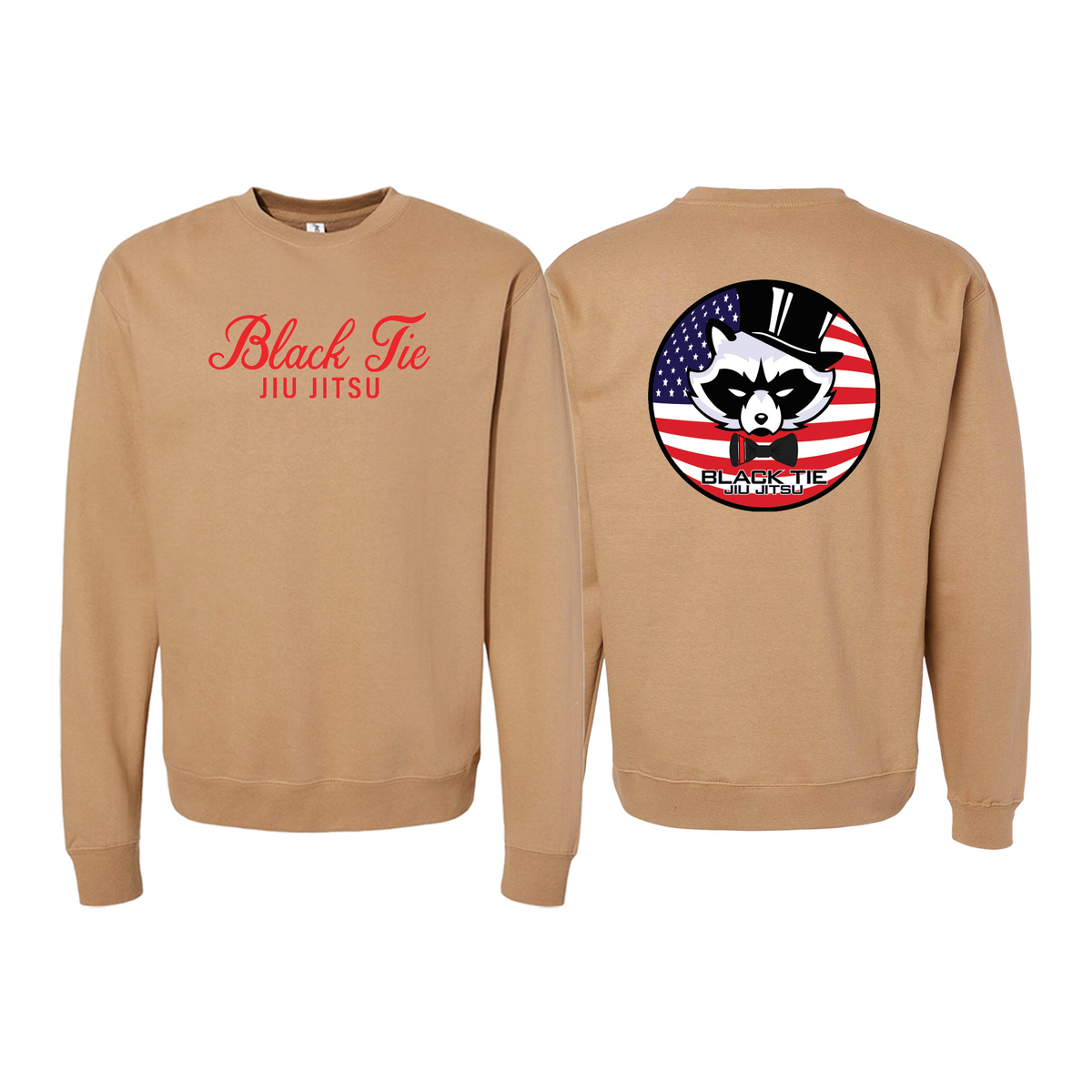 Black Tie/Trinity Jiu Jitsu Crewneck Sweatshirt #8234 D