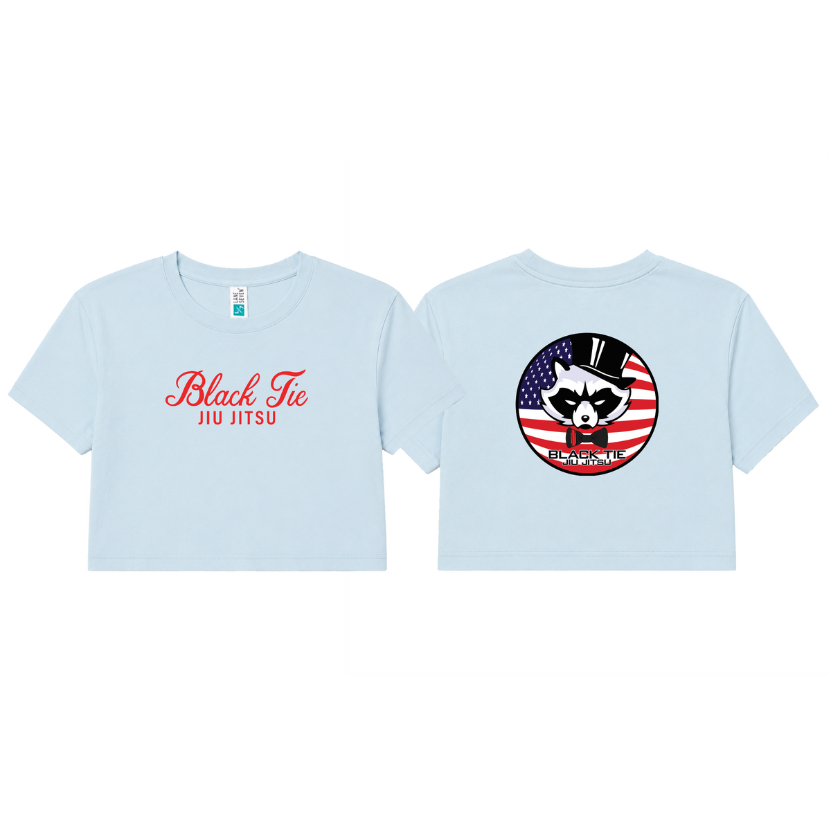 Black Tie/Trinity Jiu Jitsu Women's Cropped Shirts #8234 D