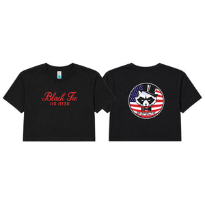 Black Tie/Trinity Jiu Jitsu Women's Cropped Shirts #8234 D
