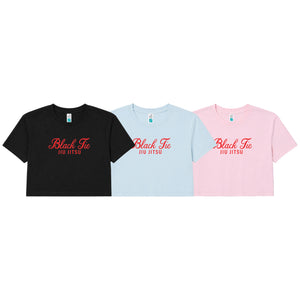 Black Tie/Trinity Jiu Jitsu Women's Cropped Shirts #8234 D