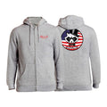 Black Tie/Trinity Jiu Jitsu Zip-Up Hoodies #8234 E