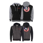 Black Tie/Trinity Jiu Jitsu Varsity Zip-Up Hoodies #8234 E
