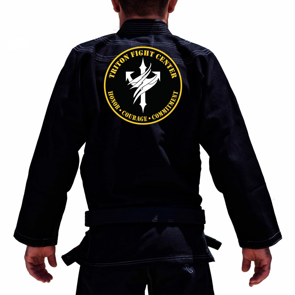 Triton Fight Center Academy Adults Gi - Black #1848 A
