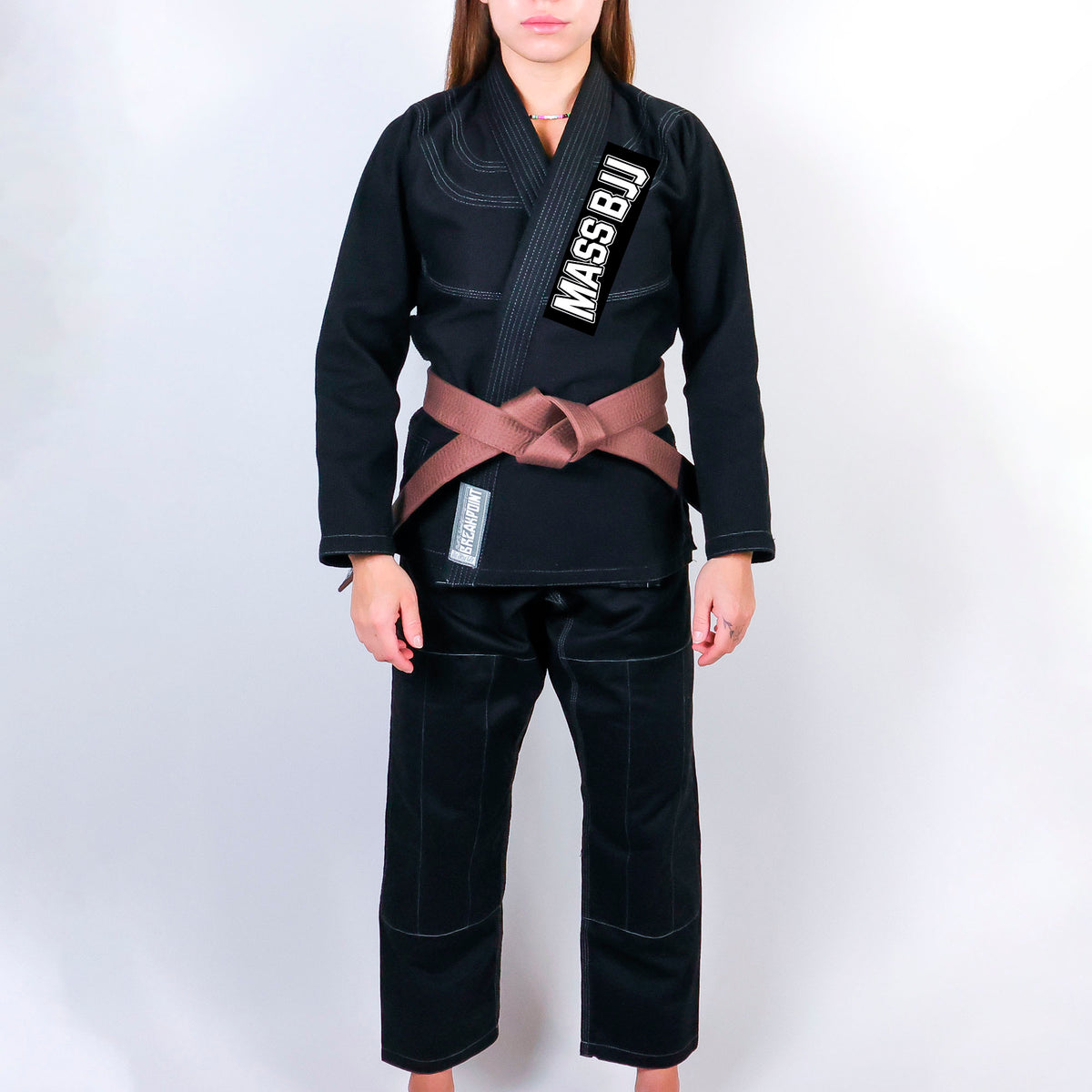 Mass BJJ The Valley Academy Women's Gi - Black #1830 A