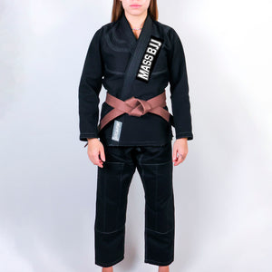 Mass BJJ The Valley Academy Women's Gi - Black #1830 A