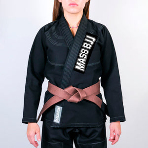 Mass BJJ The Valley Academy Women's Gi - Black #1830 A