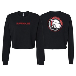 Ruffhouse Women's Cropped Crewneck Sweatshirt #8238 A