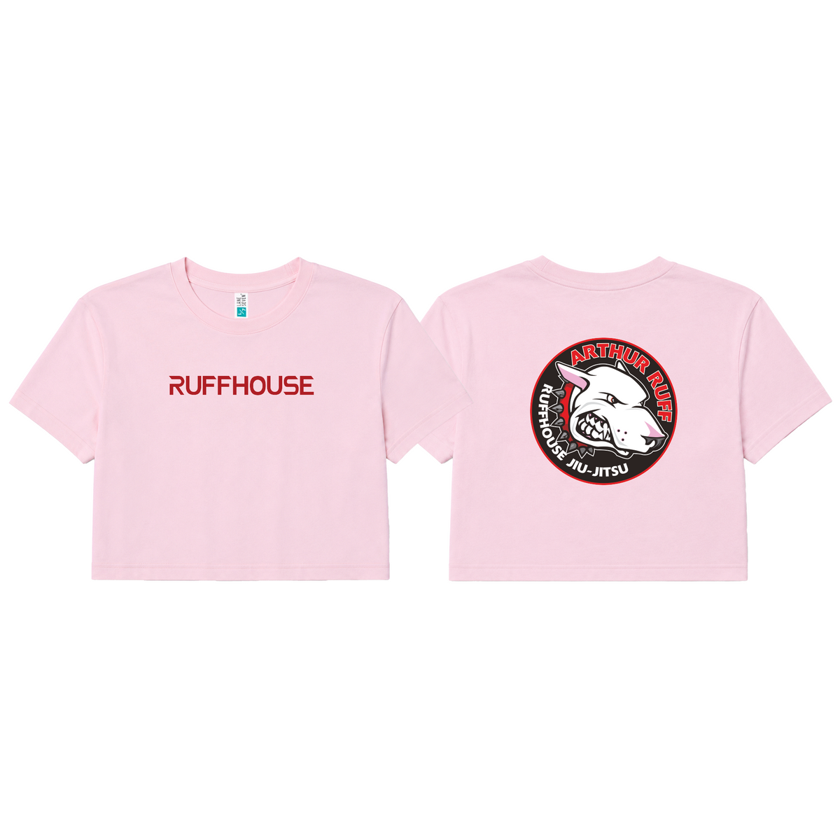 Ruffhouse Women's Cropped Shirts #8238 A