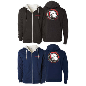 Ruffhouse Sherpa Lined Zip-Up Hoodie #8238 B