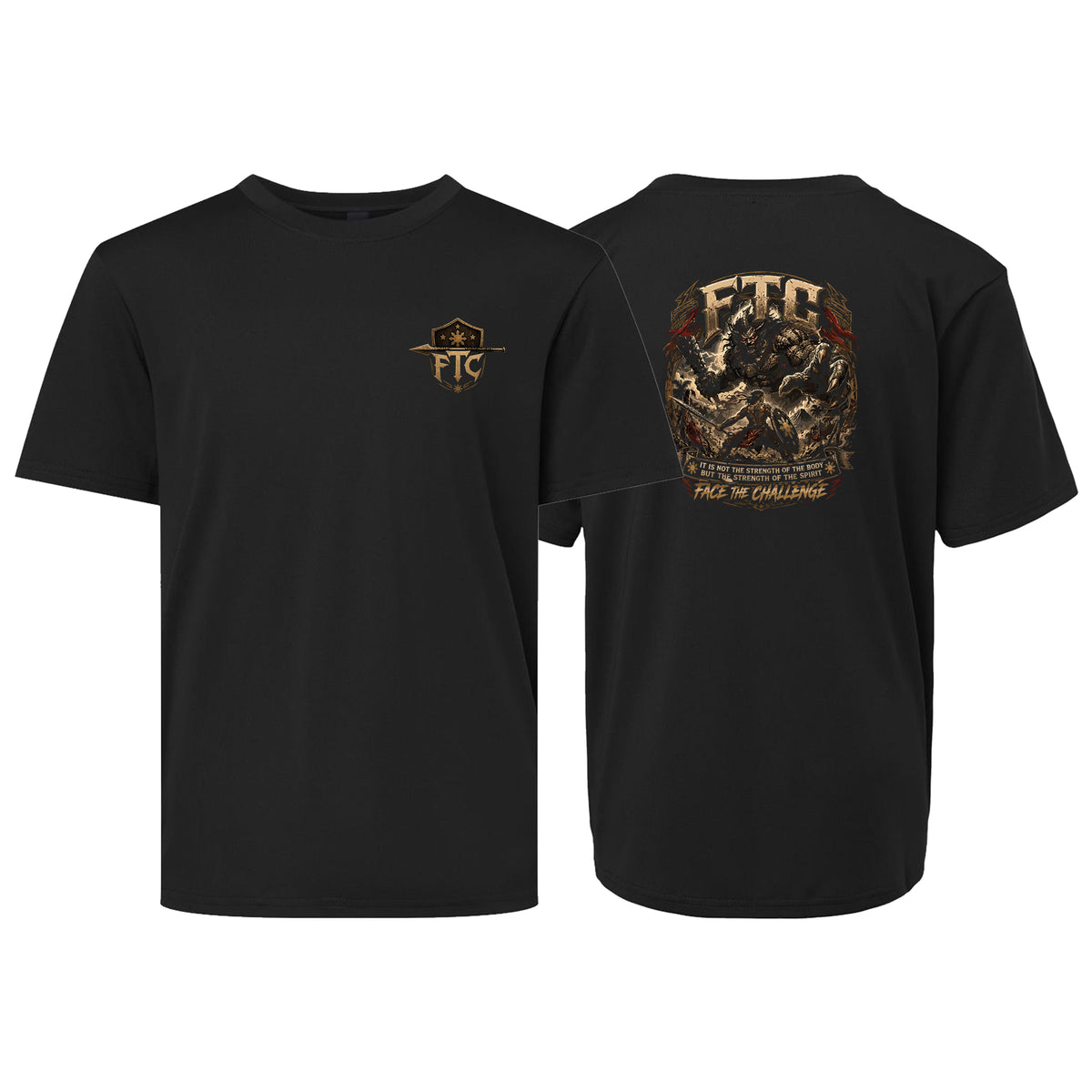 Face the Challenge Dry Fit Kids Shirts #8239 B