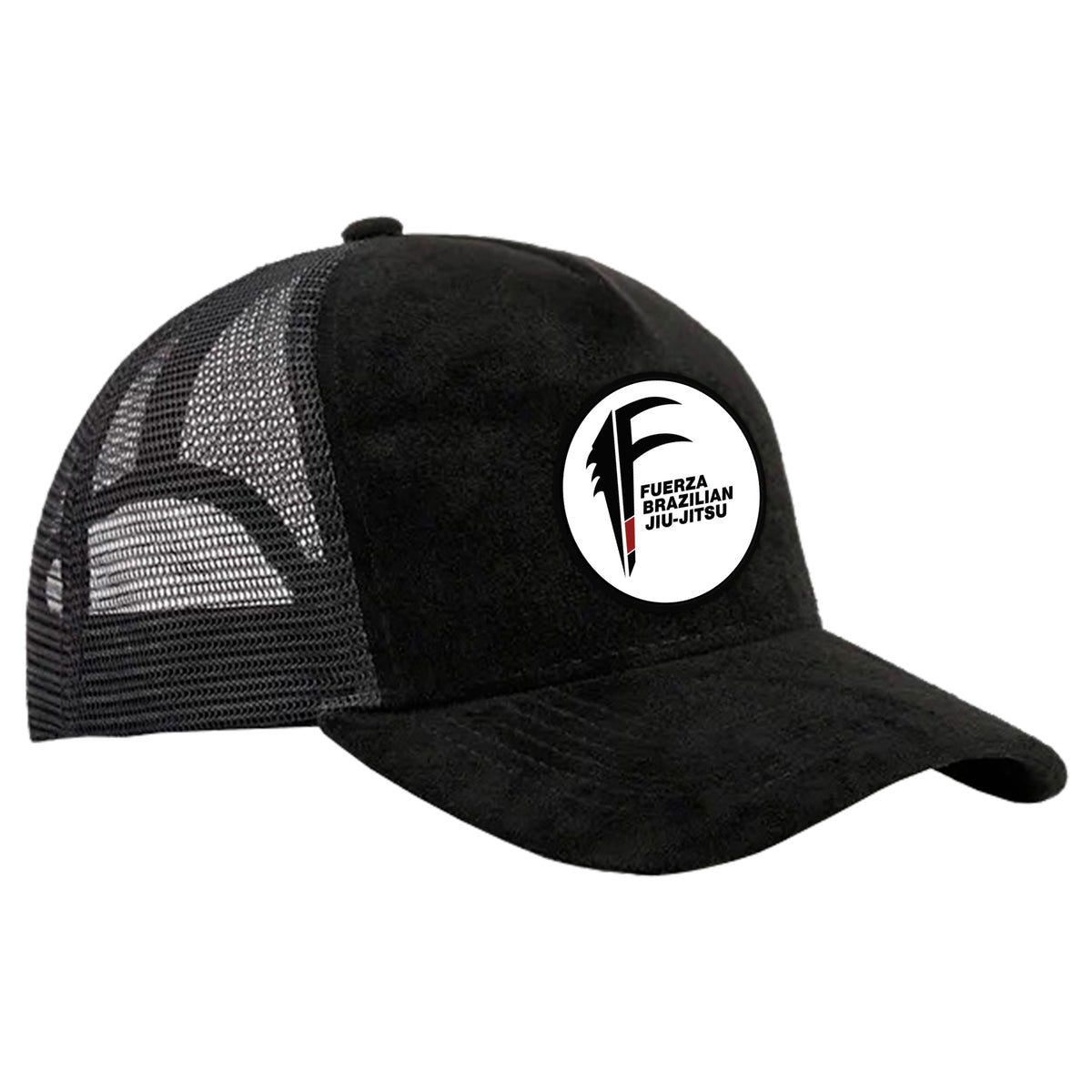 Fuerza Brazilian Jiu Jitsu Suede Trucker Hat #8241 A