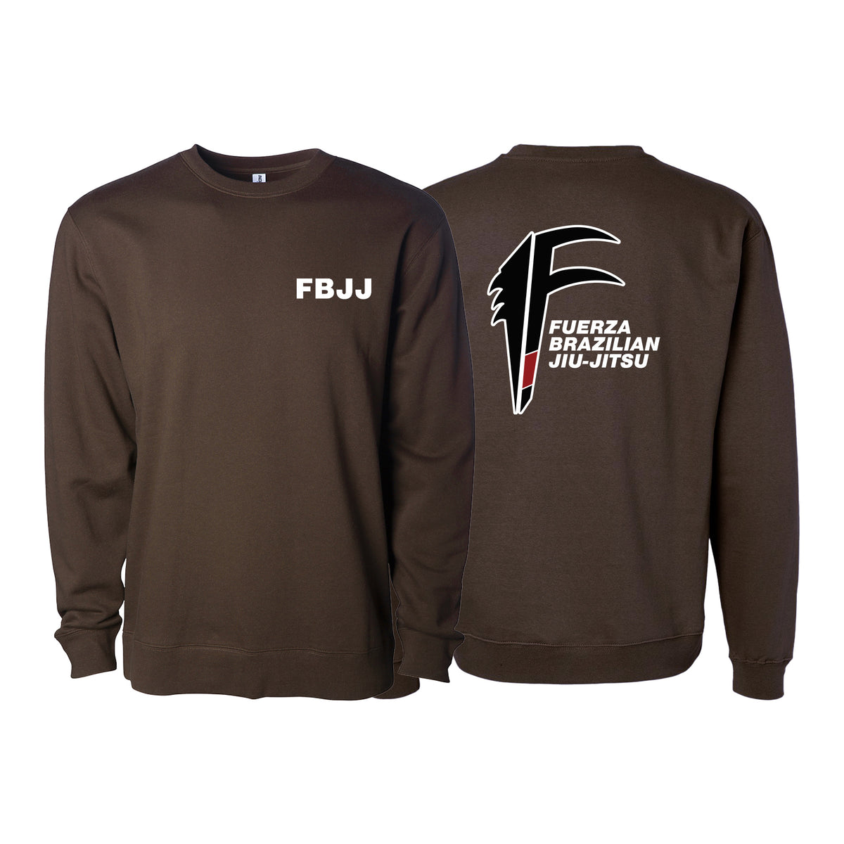 Fuerza Brazilian Jiu Jitsu Crewneck Sweatshirt #8241 A