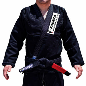 Fuerza Brazilian Jiu Jitsu Academy Kids Gi - Black #945 A