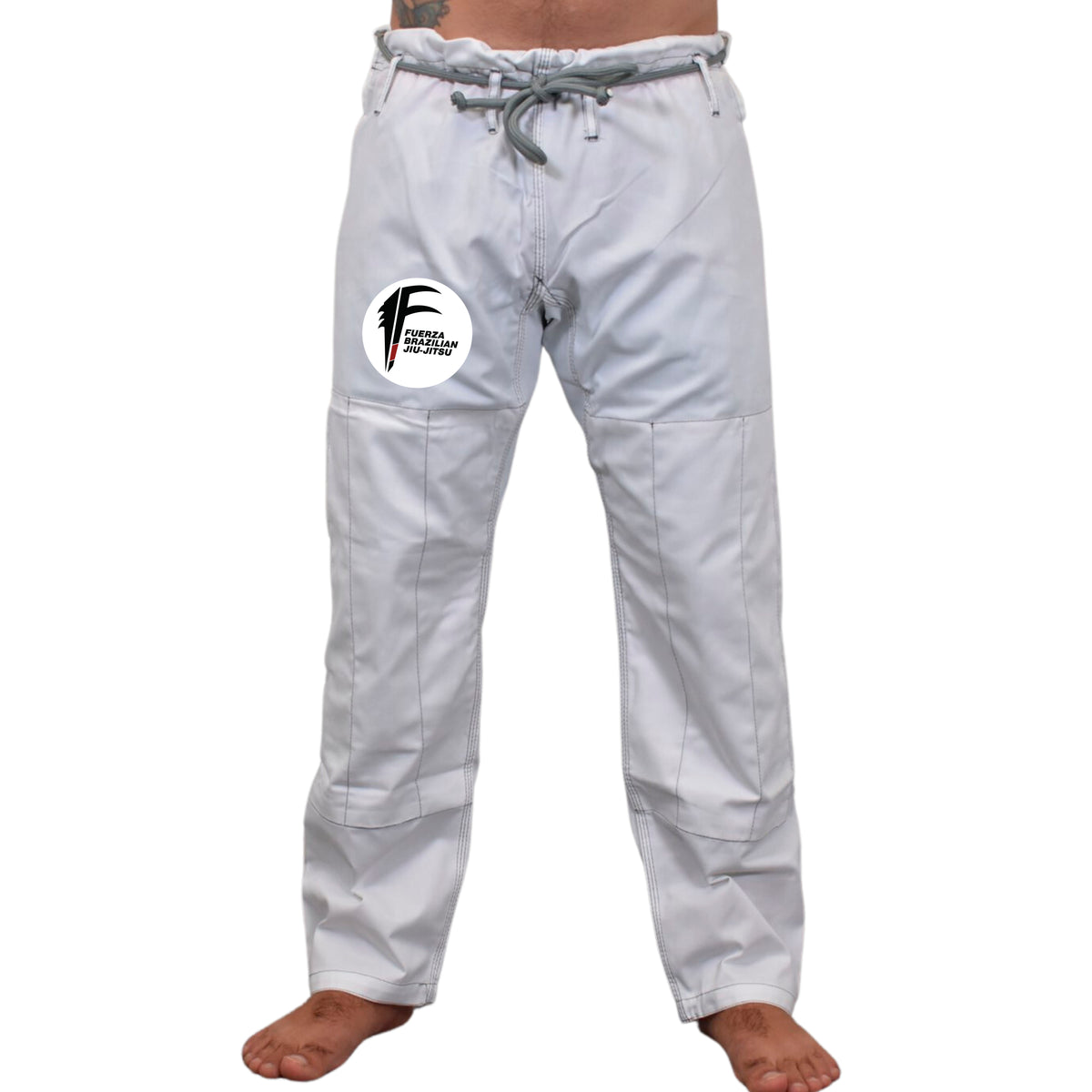 Fuerza Brazilian Jiu Jitsu Academy Kids Gi - White #945 A