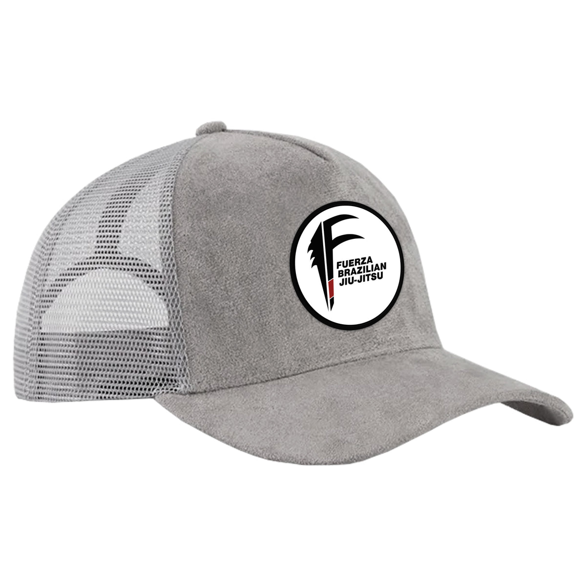 Fuerza Brazilian Jiu Jitsu Suede Trucker Hat #8241 A