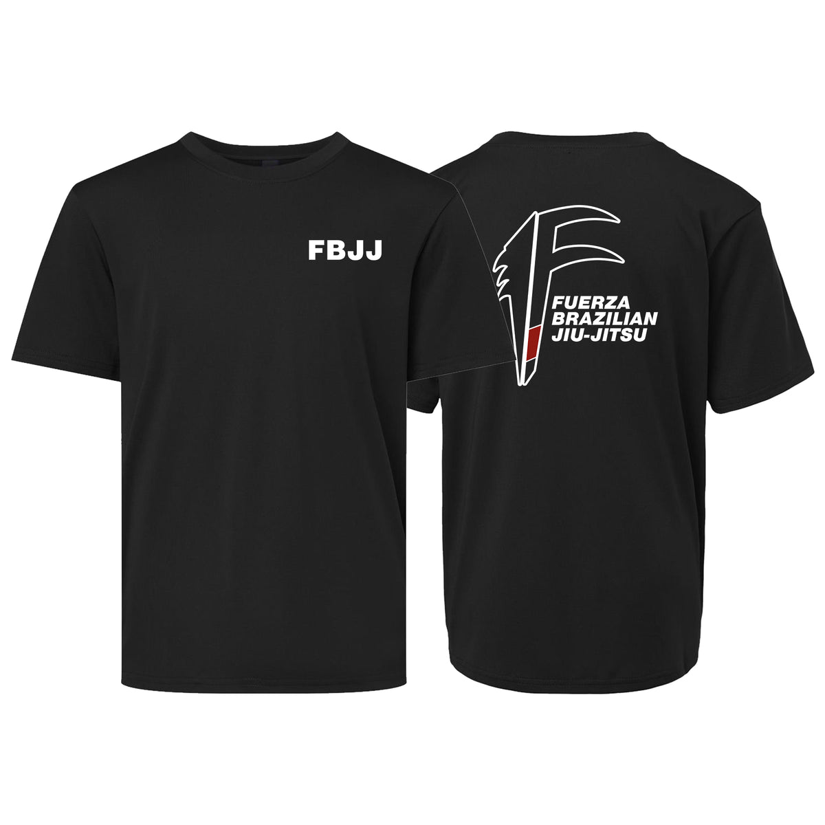Fuerza Brazilian Jiu Jitsu Dry Fit Kids Shirts #8241 A