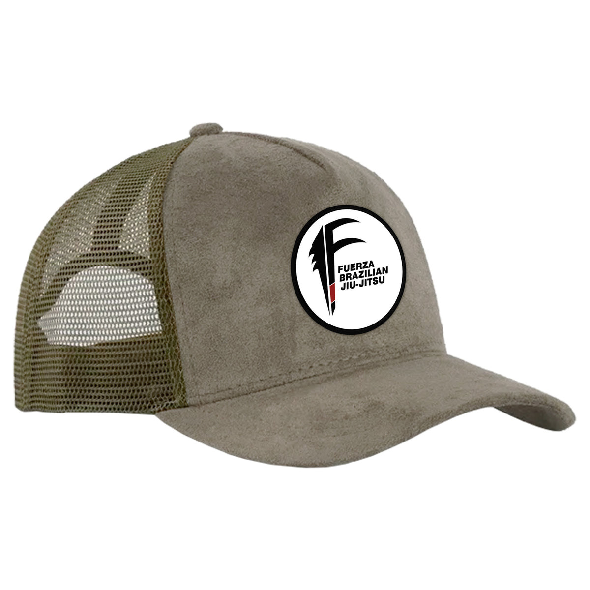 Fuerza Brazilian Jiu Jitsu Suede Trucker Hat #8241 A