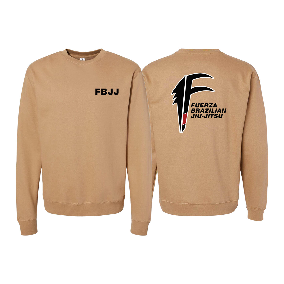 Fuerza Brazilian Jiu Jitsu Crewneck Sweatshirt #8241 A