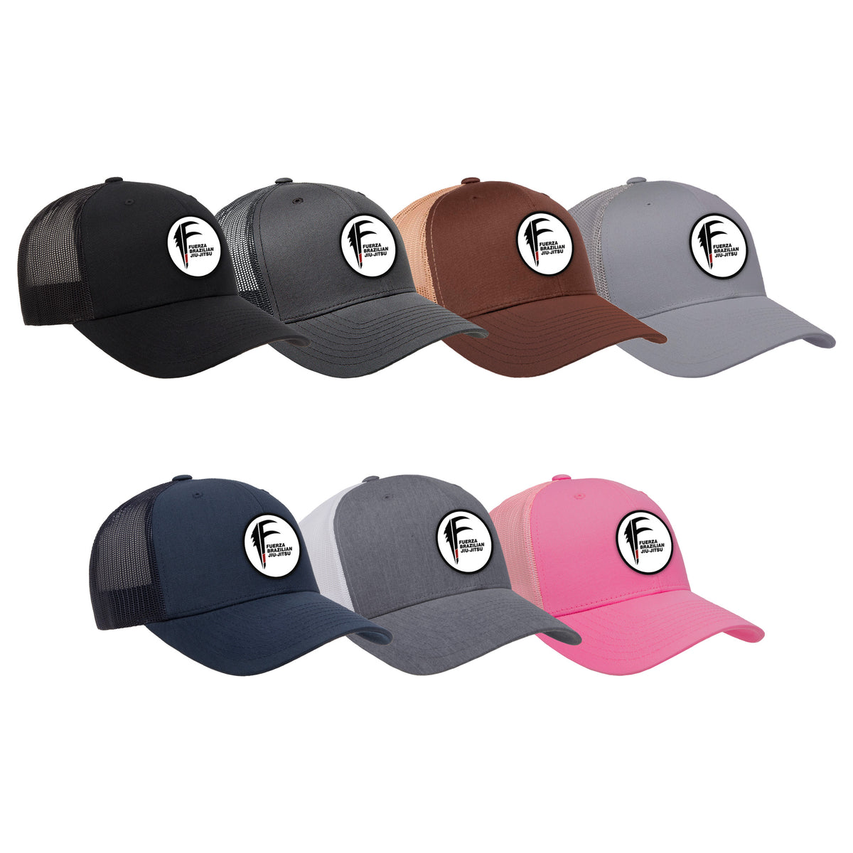 Fuerza Brazilian Jiu Jitsu Academy Trucker Hat #8241 A