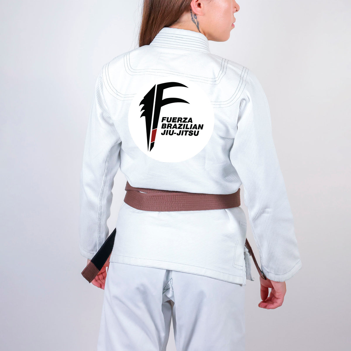 Fuerza Brazilian Jiu Jitsu Academy Women's Gi - White #945 A