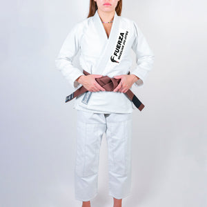 Fuerza Brazilian Jiu Jitsu Academy Women's Gi - White #945 A