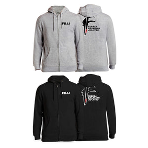 Fuerza Brazilian Jiu Jitsu Zip-Up Hoodies #8241 A
