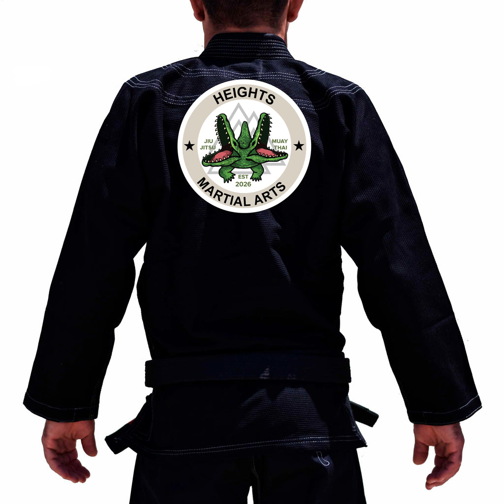 Heights Martial Arts Academy Kids Gi - Black #1856 A