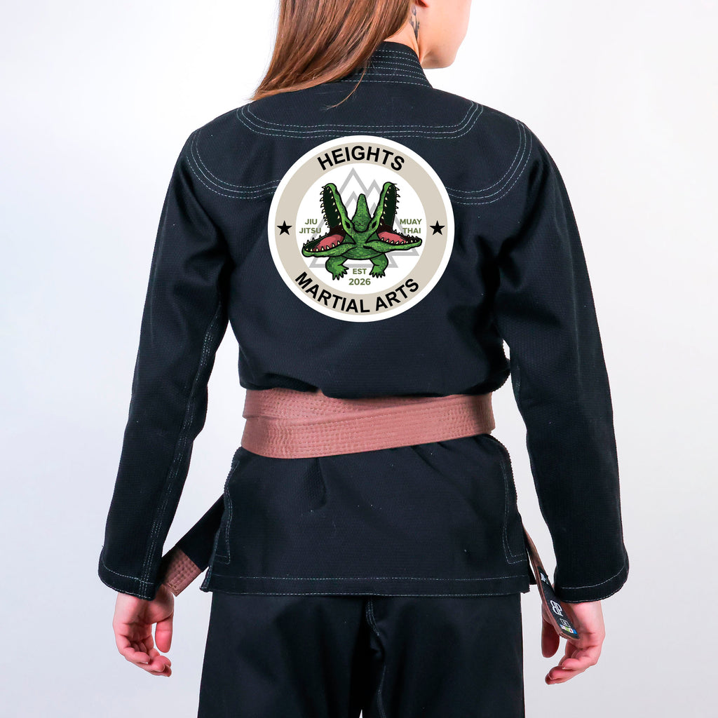 Heights Martial Arts Academy Women's Gi - Black #1856 A