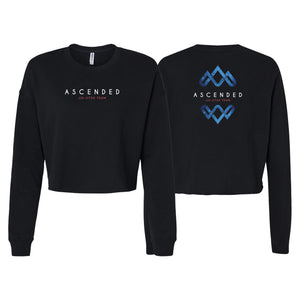 Ascended Jiu Jitsu Women's Cropped Crewneck Sweatshirt #8243 A